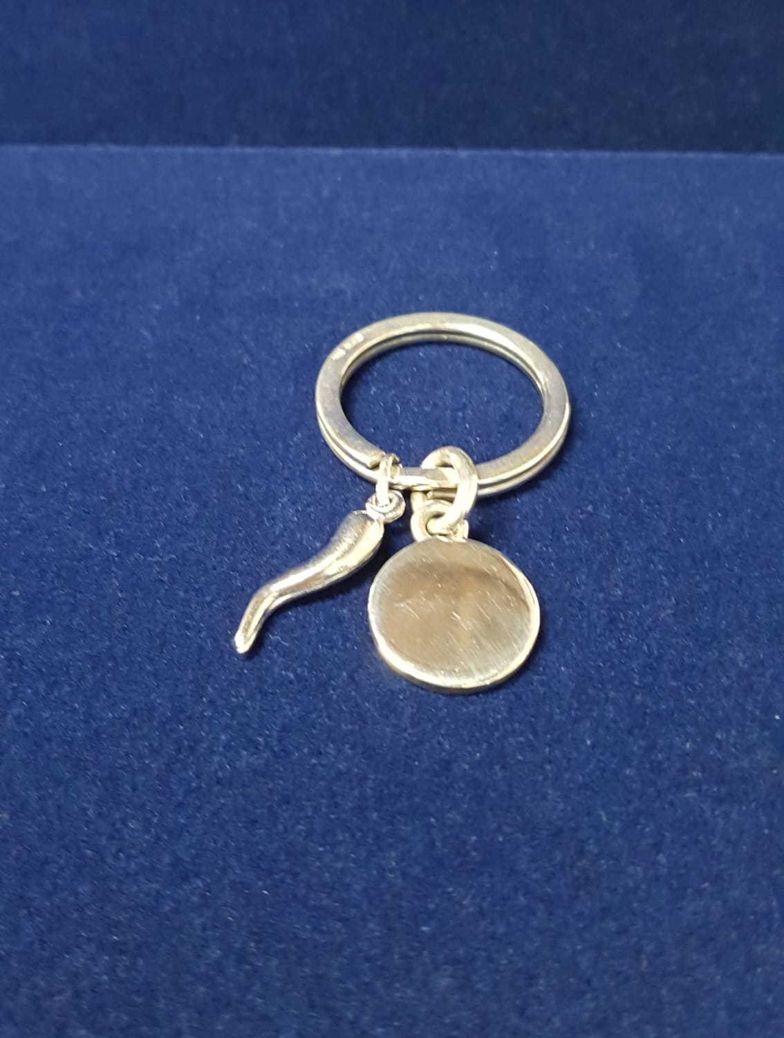 porta chiave personalizzato con incisione di gioielli argento Otello Santucci